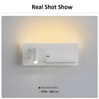 TOMAXIN USB 30CM LED Reading Wall Light With Spotlight Simple Modern Bedroom Bedside Wall Lamp Living Room Study Hotel Wall Lamp - details 9