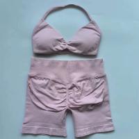 Conjunto de Gimnasio de Impacto para Mujeres Top de Cintura Alta, Bra de Yoga sin Costuras, Pantalones de Entrenamiento Conjunto Deportivo de 2 Piezas - details 5
