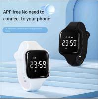 Reloj despertador vibratorio 3D para estudiantes, cronógrafo deportivo, versión coreana, Simple y a la moda, masculino y femenino - details 0