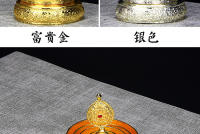 Producto Buddha Hall Placa de aleación de cobre pequeña de 4 pulgadas Cuatro filas más Manzha Roman Zha - details 5