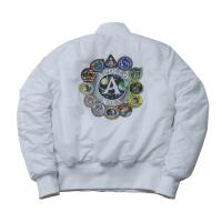 Chaqueta de vuelo de bombardero de invierno Vintage MA-1 APOLLO ropa de calle para hombre ropa de calle cálida Varsity Hip Hop jugador de béisbol piloto USAF - details 14