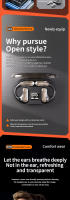 Auriculares inalámbricos con diseño de oreja abierta, cascos deportivos impermeables con graves HiFi, 8H de tiempo de reproducción, Bluetooth, llamada HD - details 3