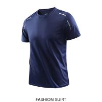 camisetas de secado rápido para correr para hombre, camisetas transpirables para senderismo y pesca, Camisa corta para deportes al aire libre de elasticidad suave, verano - details 7