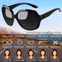 Gafas de sol para mujer, modernas, polarizadas, grandes, para conducir, con protección UV, grandes - details 2