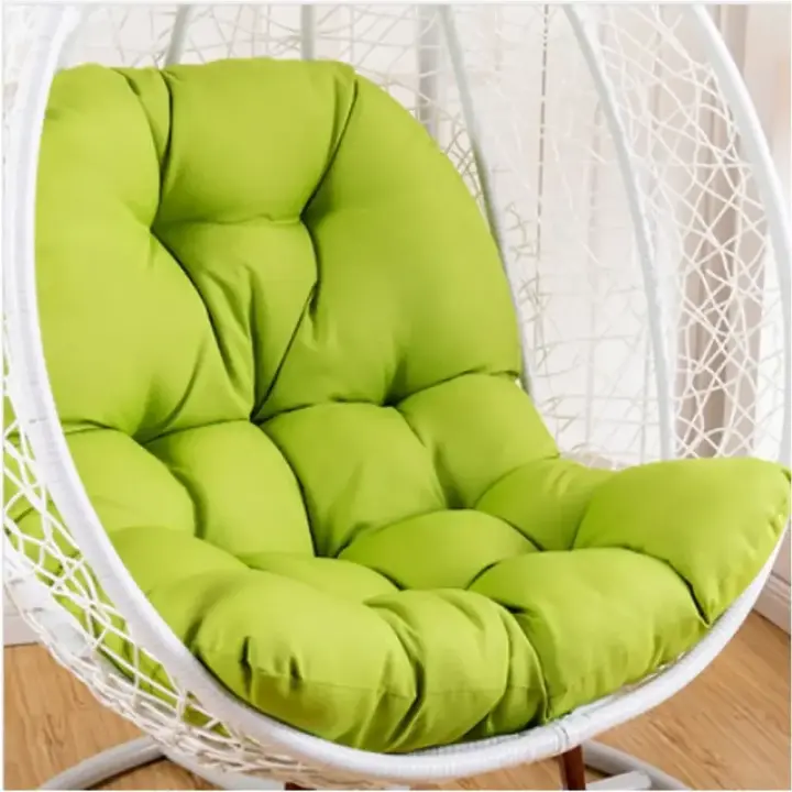 Hamaca engrosada para silla de huevo, cojín de asiento, almohada de respaldo, mecedora, alfombrilla para silla de columpio, suministro al aire libre - 1