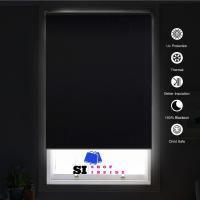 100% Blackout Blinds Curtains Window Roller Shade Blinds Waterproof Fabric Thermal Insulated Sun Protection Sunshade - details 1