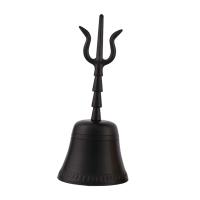 Sanqing The Pure Copper Bell Ritual Objects Home Decoration Religious Supplies Service Antique Pet Feeding Tridents Hand Bell