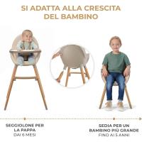 Seggiolone Pappa FINI2 2 en 1 Rialzo da Sedia Poggiapiedi Vassoio Regolabile - details 2