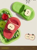 Chicas corazón lindo pie de manzana zapatillas de las mujeres de verano nuevo hogar EVA antideslizante sandalias de baño exterior desgaste hombres - details 3