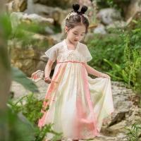 Chicas de rendimiento, conjunto de estudiantes de escuela primaria, disfraz de actuación de estilo antiguo chino para niños, disfraz Tang, Hanfu, OEM - details 1