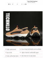 Zapatos de senderismo al aire libre para hombre, zapatos de viaje antideslizantes marrones, zapatos deportivos transpirables para caminar - details 4