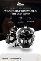 Casco de boxeo Muay Thai MMA para niños y adultos, equipo de entrenamiento con máscara de Taekwondo, artes marciales, Sparring, Protector de cabeza, nuevo - details 0