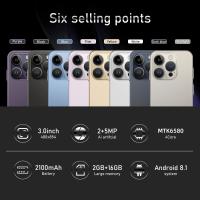 FUFFI-i15 Mini Smartphone Android 2+16GB ROM 3.0 Pulgadas Google Play Store 2+5MP Dual SIM 2250mAh Touch Screen Barra De Diseño - details 1