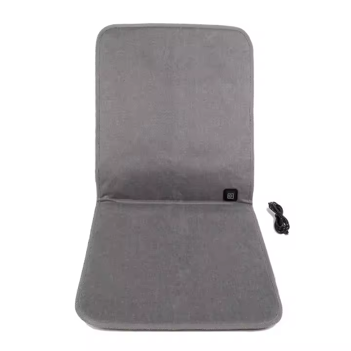 Cojín calefactor para asientos de oficina, 43x90cm, con Cable Usb, calentamiento rápido, eléctrico, cálido para invierno, ajustable - 1