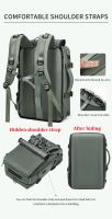 Mochila de Viaje Impermeable 16 Pulgadas Laptop de Negocios con Bolsa para Zapatos - details 6