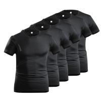 Pack 5 Hombre manga corta Carrera deportiva Camisetas Básicas ORIGINAL en Varios Colores |   Casual |   Rápido seco |   ligero transpirable |   Tallas M-5XL - details 3