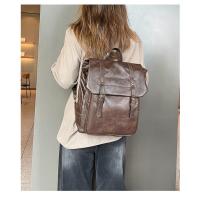 Premium sense gran capacidad mochila bolsa mujer 2025 nueva moda simple mochila cartero - details 11