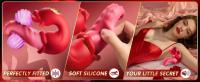 Vibrador de Lengua Suave Realista 3 en 1 Estimulador de Clítoris y Punto G - details 4