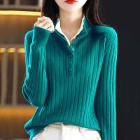 Moda Coreana 2025 Suéteres de Punto para Mujeres Jerseys Cálidos para Otoño-Invierno Estilo Casual - details 1