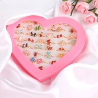 Anillos opcionales para mujer y niña, sortija de dedo creativa, juguete de juego de simulación, forma elegante, 36 unidades por juego - details 1