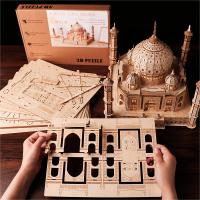 Kit de Bloques de Construcción de Castillo de Madera 3D Juguete Educativo para Pensamiento Creativo - details 3