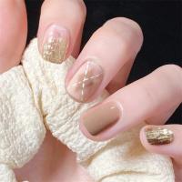 Esmaltes de Uñas de Bailarina Francesa Cubierta Completa, Desmontable, Redonda y Corta con 24 Unidades - details 4