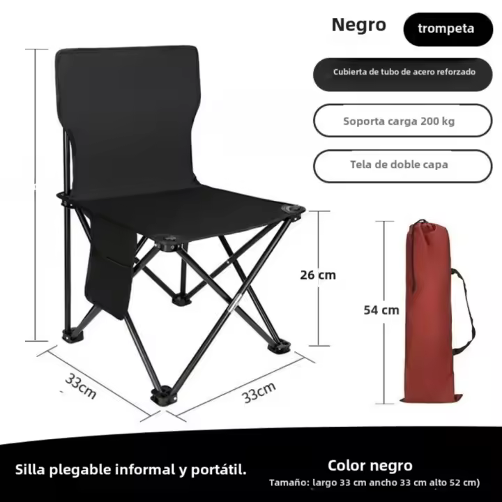 Sillas plegables para exteriores, taburetes portátiles para pesca, taburetes para bocetos, bancos pequeños y Mazha - 1