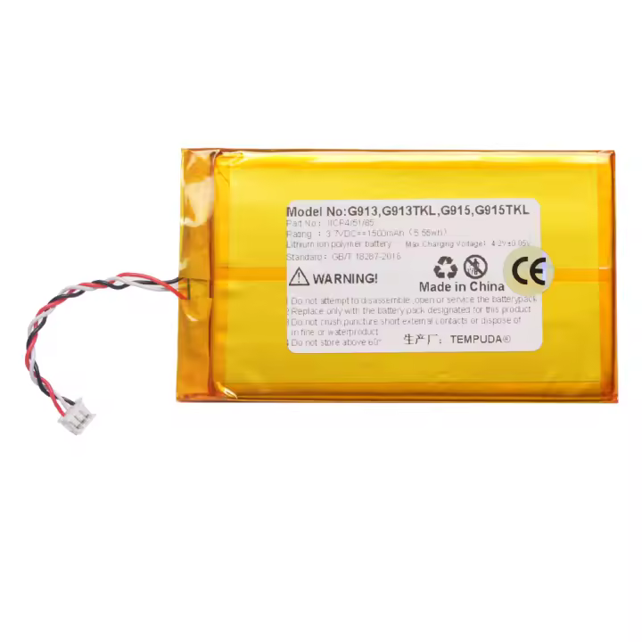 Batería de repuesto para Logitech G913, G913 TKL, G915, YR0076 (1500 mAh) - 1