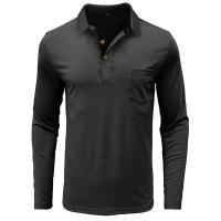 Camiseta Polo Básica de Manga Larga con Solapa para Hombre - details 63