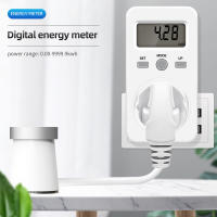 Medidor de energía Digital, vatímetro, toma de voltaje, consumo de energía, vatios, CA 230V, 16A, Analizador de electricidad, probador de Monitor - details 1