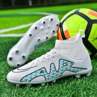 Zapatos respirables del fútbol de los muchachos de los hombres de los zapatos de fútbol del diseño de la marca del ODM del OEM - details 2