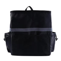 Bolsa térmica extra grande de 35L, impermeable, negra, con asa para el hombro, para entrega y capacidad para alimentos frescos. - details 12