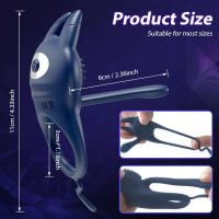 Leten-vibrador de eyaculación con Control remoto para hombre, anillo retardante de estimulación del clítoris, juguete sexual de penetración para pareja - details 2