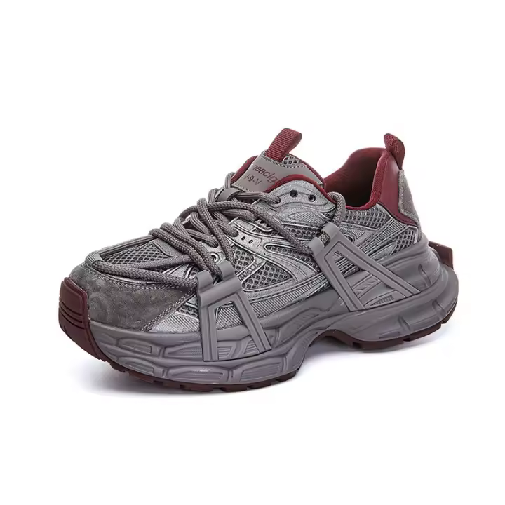 Zapatos Planos Deportivos para Mujer Primavera 2025 Zapatos Retro Casuales Versátiles con Suela Gruesa - 1