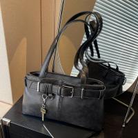 Bolso Messenger de Moda para Mujeres Color Sólido, Cierre de Cremallera, Linedo de Poliéster, Pintado de Borde, Versátil para Ocasiones con Bolsillo para Teléfono - details 0