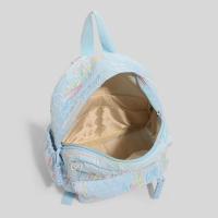 Mochila de viaje de gran capacidad de estilo coreano, mochila informal de moda con cremallera, mochilas escolares ligeras y bonitas para estudiantes para mujer - details 10