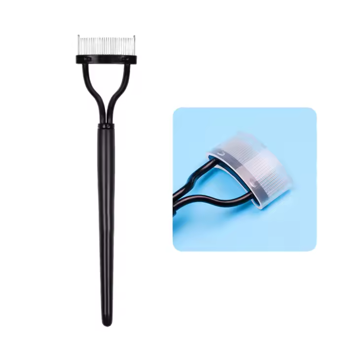 Peine de pestañas, rizadores, aplicador de rímel de maquillaje, herramienta de cepillo de cuidado de cejas - 1