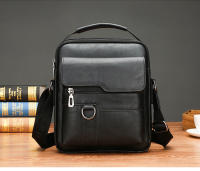 Bolso De Hombro Para Hombre De Cuero Vintage Lujo Bolso Mensajero Casual Bandolera Pequeña Bolso De Negocios Estilo Vintage - details 4