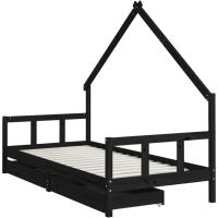 Estructura de Cama Infantil con cajones Madera de Pino 80x160cm - details 101