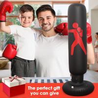 Bolsa de Golpe Inflable para Niños 160cm, Equipo de Entrenamiento de Karate y Kickboxing con Gloves de Boxeo y Bomba de Aire - details 7