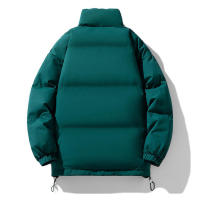 Chaqueta de pan con cuello alto para hombre, camiseta de algodón gruesa y cálida, informal, multicolor, mismo estilo, invierno - details 19