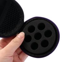 Protector de botellas con 7 compartimentos, soporte de transporte de viaje, bolsa de almacenamiento de Perfume, Mini caja de botellas, contenedor de Gel, estuche de aceite esencial - details 12