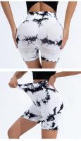 Pantalones cortos de cintura alta para mujer Cinturón elástico, sin costuras, moda en tus piernas, ideal para gimnasio, entrenamiento, correr, verano - details 10