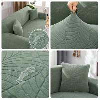 Fundas de sofá impermeable para sala de estar, cubierta gruesa de Jacquard para sofá esquinero en forma de L, 1/2/3/4 asientos，Funda de Sofá - details 17