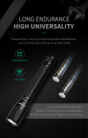 Linterna Nextorch C2 para el uso diario con baterías AA de 4pcs luz uniforme impermeable 250 lumens ideal para acampar y uso diario fabricada en aleación de aluminio fuente de luz LED CREE XP-G3 - details 3