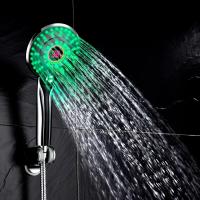 Cabezal de ducha LED con Control Digital de temperatura, rociador de ducha con 3 modos de pulverización, filtro de ahorro de agua con luz LED, ahorro de Ducha - details 1