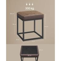 Taburete Redondo Banco de Maquillaje con Tapa Reversible Carga de 300kg - details 8