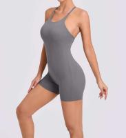 Conjunto de entrenamiento de ejercicio para mujer, traje de yoga, ropa deportiva, mono de gimnasio, rojo, verano, 2024 - details 40