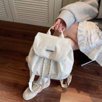 Mochila con cordón de Color sólido para regalo, bolso escolar de nailon de secado rápido para estudiantes, bolso de hombro de gran capacidad de estilo coreano para exteriores - details 23