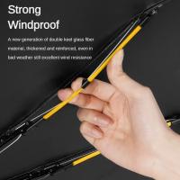 Paraguas plegable totalmente automático para hombres y mujeres, resistente al viento, 32 huesos, mango de madera, sombrillas impermeables para lluvia - details 9